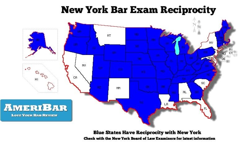 State Bar Admission Reciprocity Chart